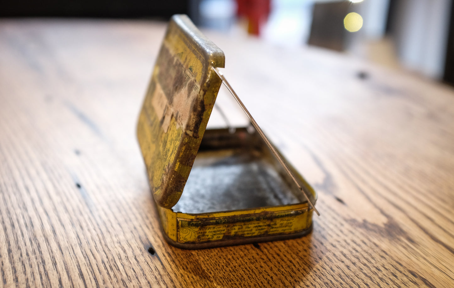 Original NESB Tintype | Still Life Quarter Plate | Tobacco Tin Base