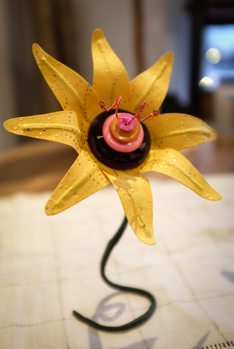 Vintage Button Blooms | Andrea Maginnis