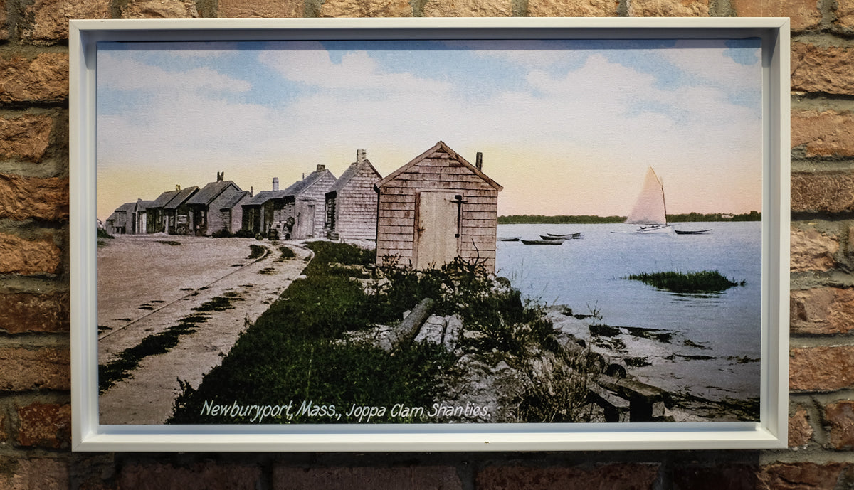 Joppa Clam Shanties | 24" x14" Canvas w/Floating Frame