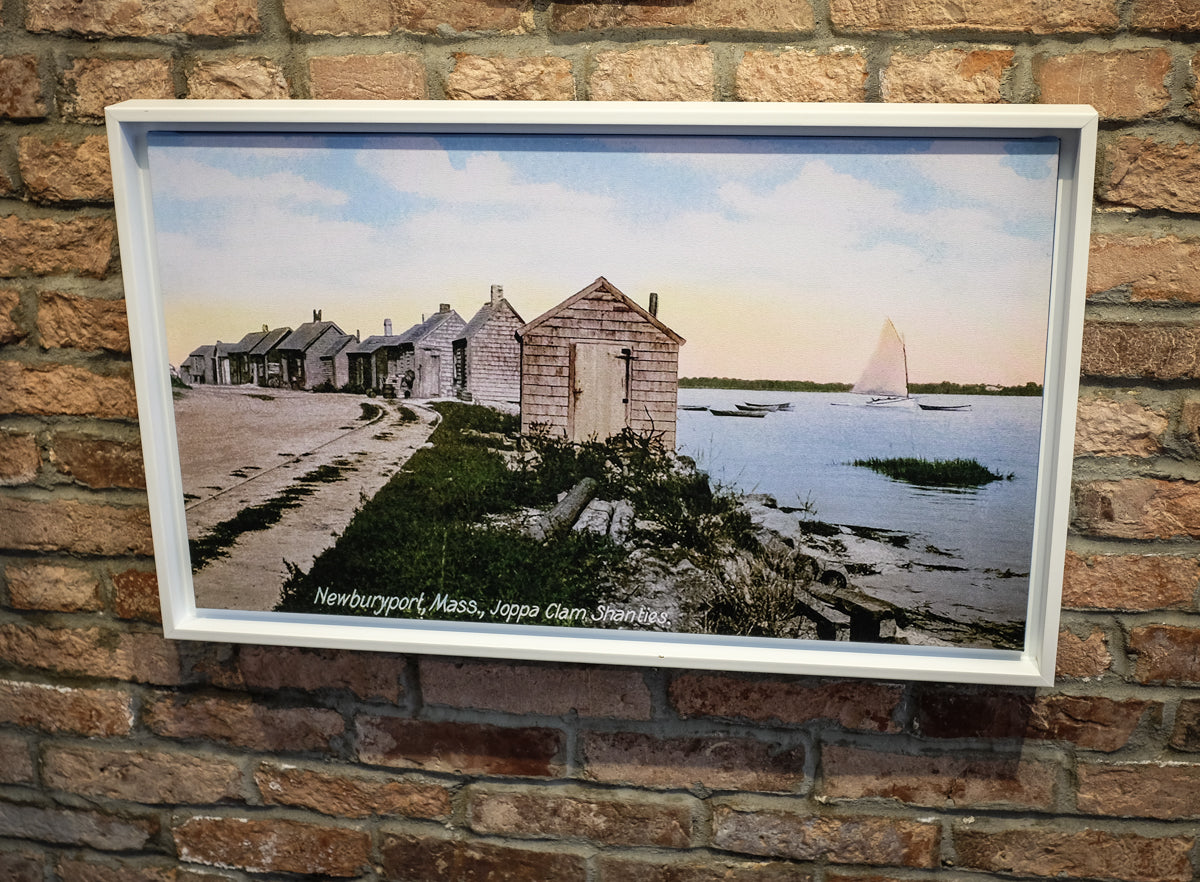 Joppa Clam Shanties | 24" x14" Canvas w/Floating Frame
