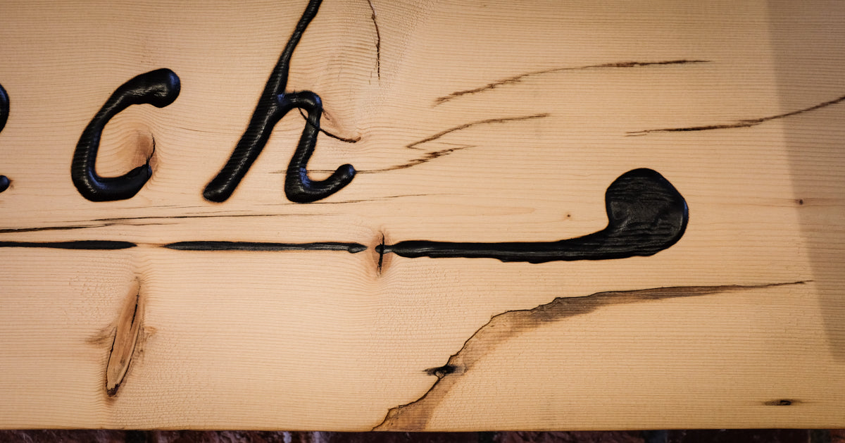 Charles Bulfinch Wood- Hand Carved "Sign"