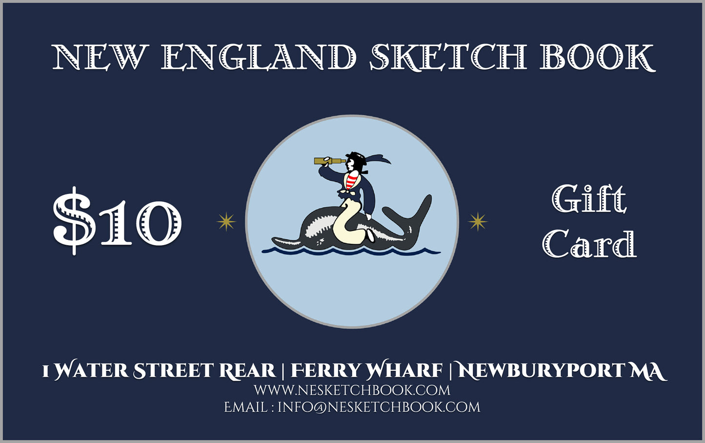 New England Sketch-Book Gift Card