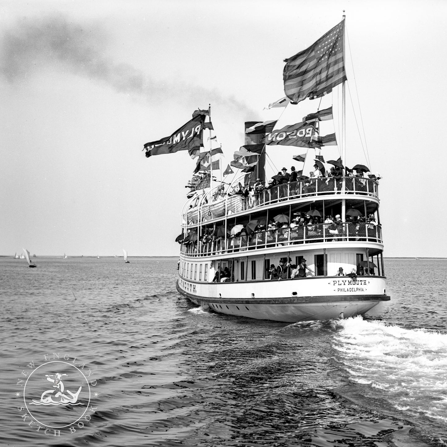 Steamer Plymouth | Metal Print