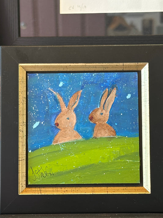 Jeannette Steele Esposito | "Popping Up (Bunnies)" | 4x4