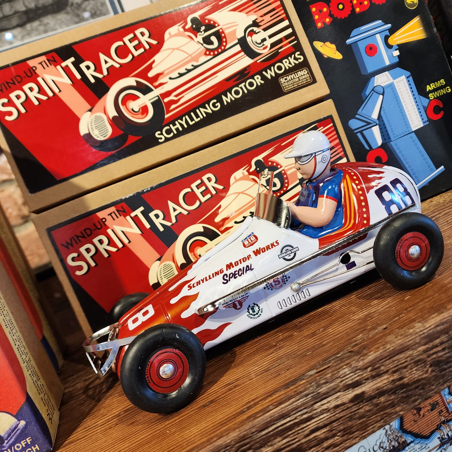 Sprint Race Car |Tin Retro Wind Up