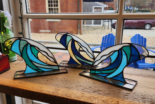 Stained Glass Wave | Afterlife Glass