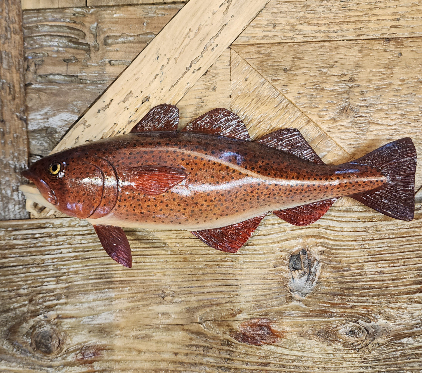 Hand Carved & Painted Cod | Henry Boyd Jr.