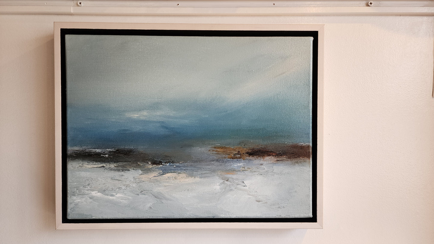 "Churning Sea~No.11" | Cara Gonier | Original acrylic-framed by Artist