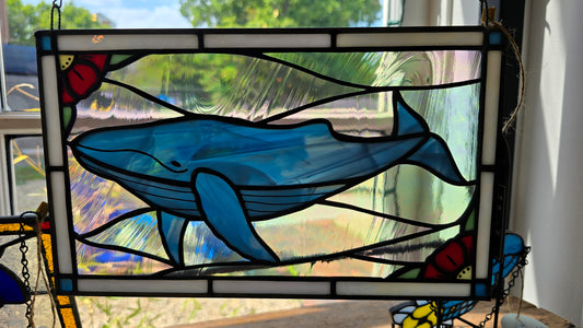 Humpback Whale | Stained Glass | Afterlife Glass