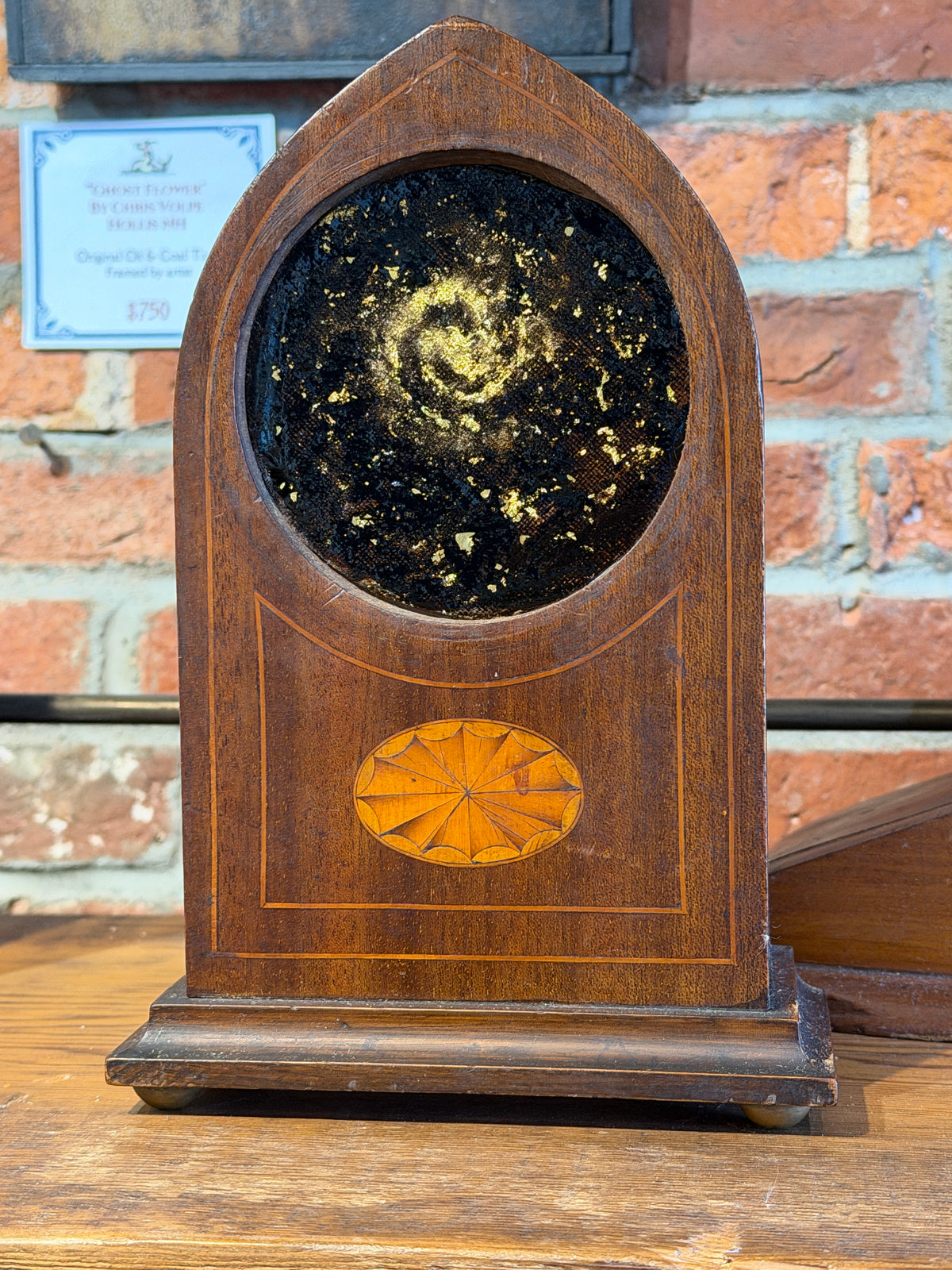 “Universal Time" | Original Coal Tar & Oil - Gold Leaf | Chris Volpe