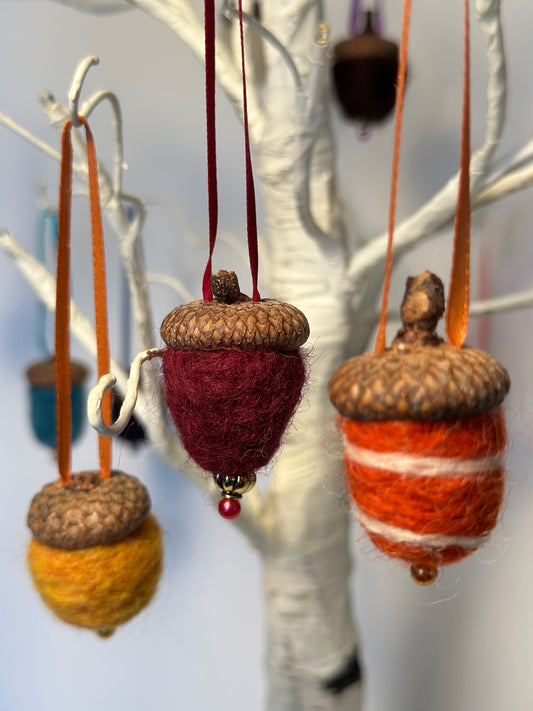 Andrea Maginnis | Felted Acorns | Handmade