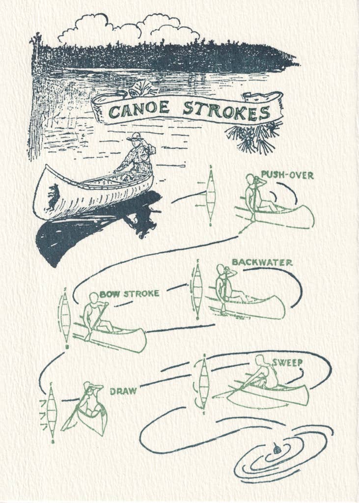 Canoe Strokes | Saturn Press