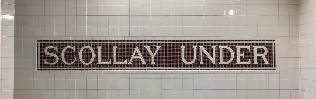 "Scollay Under" Mosiac | 24" Metal Sign