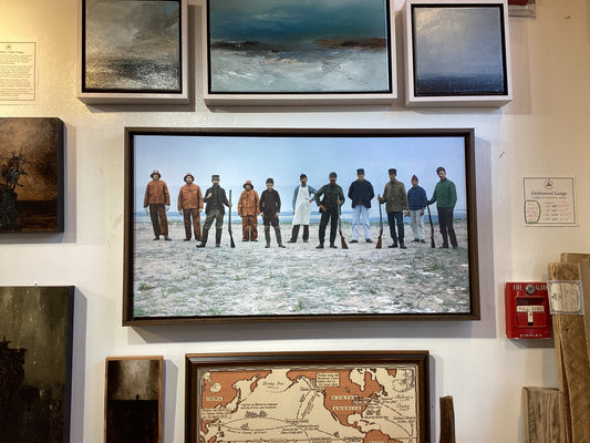 Workers of Plum Island l 1890s | Framed Canvas