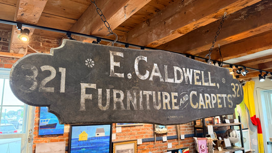 Late 19th Century Trade Sign | Double-Sided Smaltz