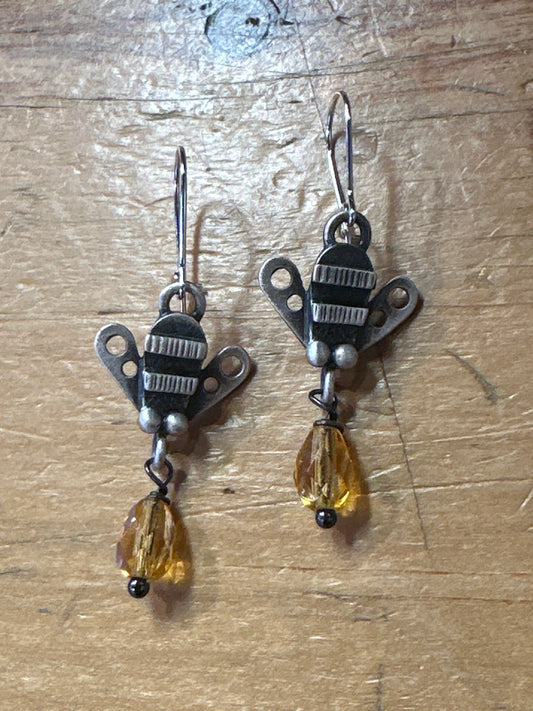 Honey Bee Earrings | Chickenscratch