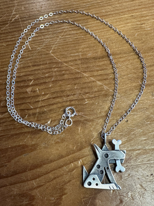 Fido Silver Pendant | Chickenscratch