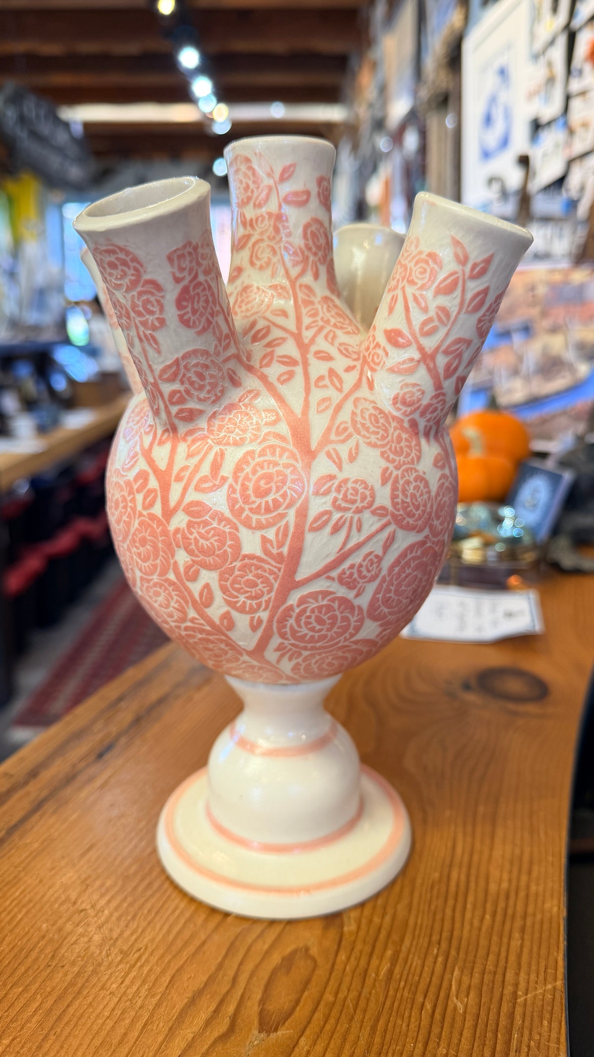 Pink Tulipiere | Lori Rollason