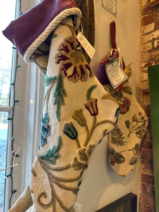 Holiday Stocking | Reclaimed Fabrics | DUO