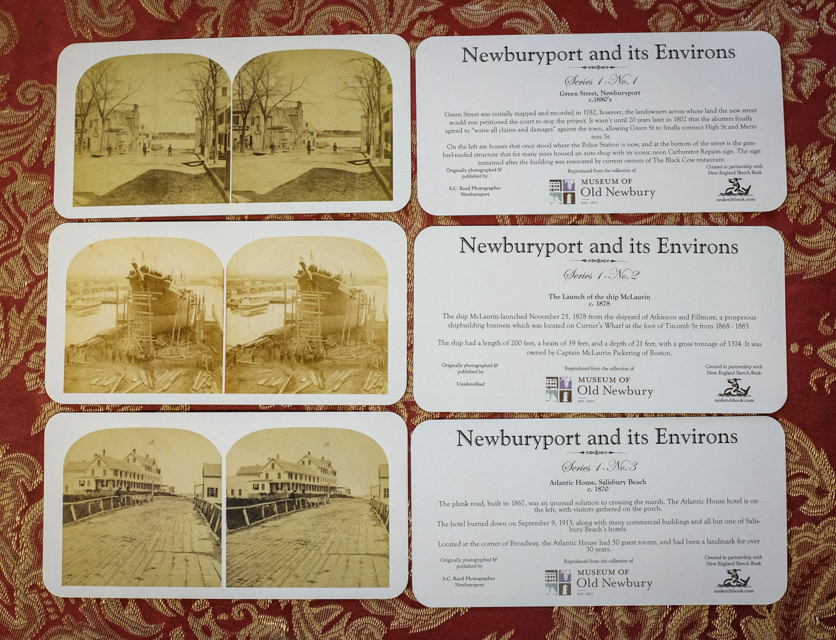 "Newburyport and its Environs" Stereoview Cards | Series 1