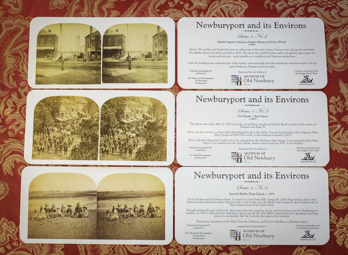 "Newburyport and its Environs" Stereoview Cards | Series 1