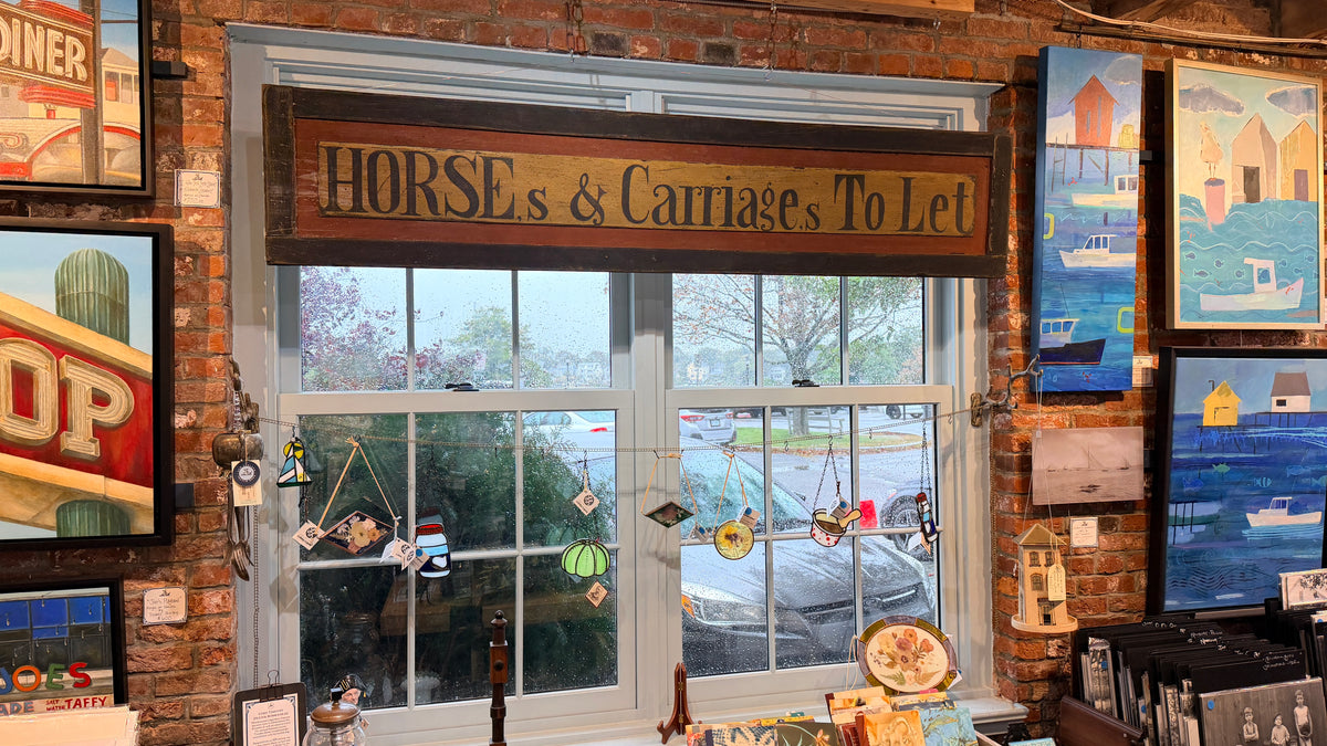 Hand-Crafted Folk Art Sign on early/mid 19th Century Panel | 1970s