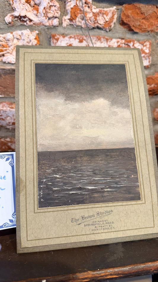 “Ocean Nocturne” | Original Coal Tar & Oils Painting | Chris Volpe