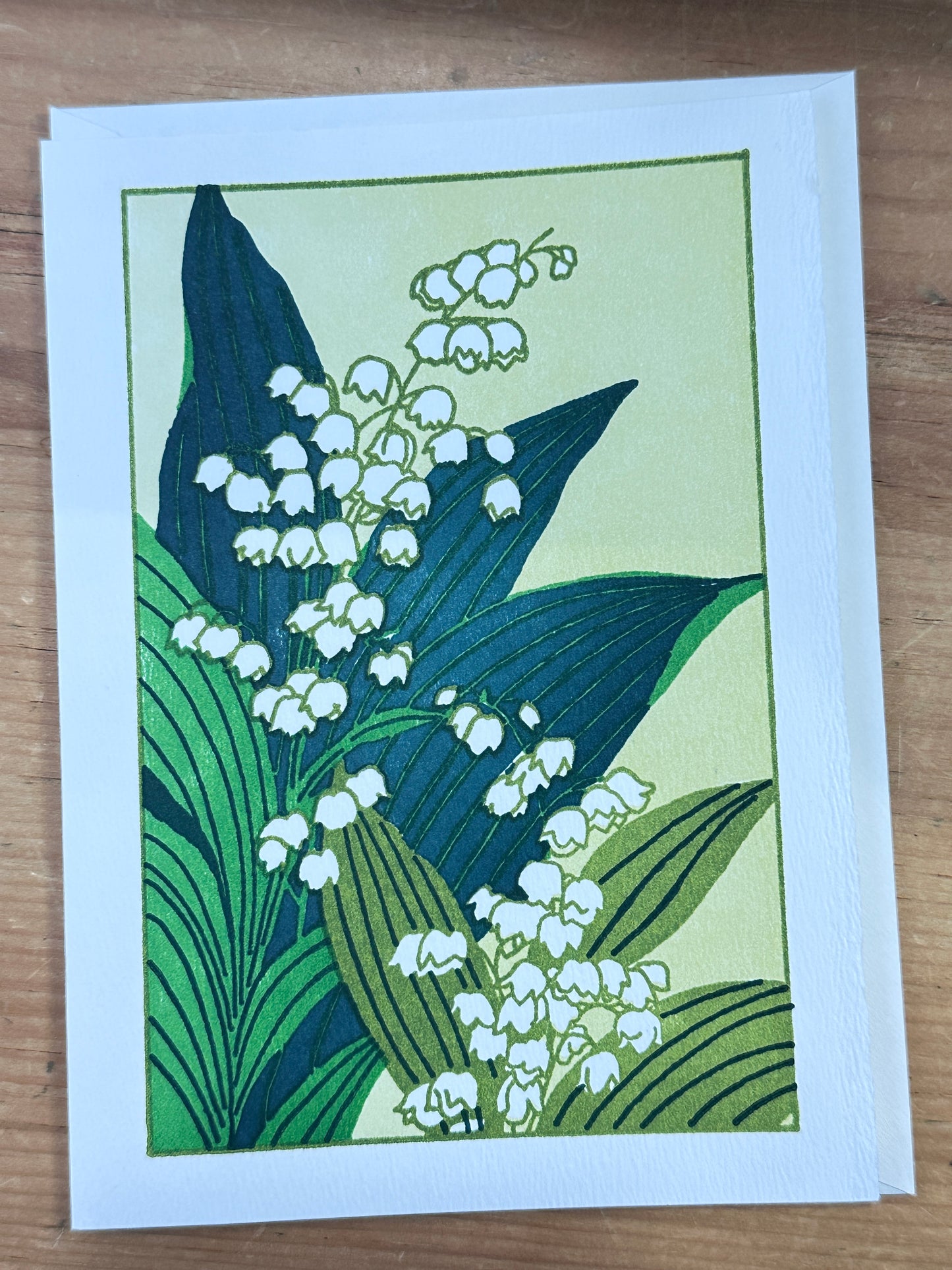 Saturn Press | May Bells | Letterpress Card