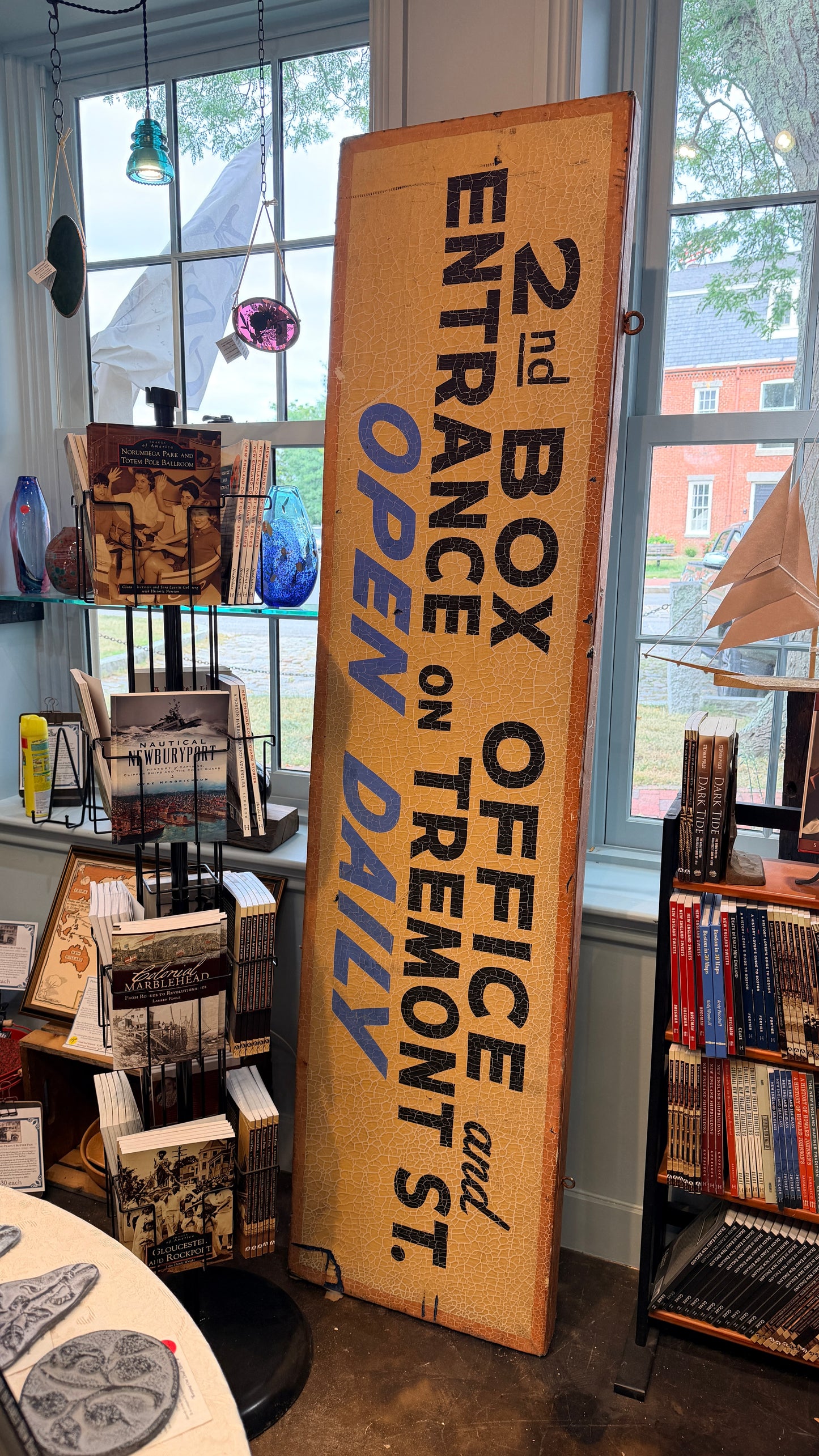 Antique Theater Sign | Double Sided Canvas | B.F. Keiths Boston