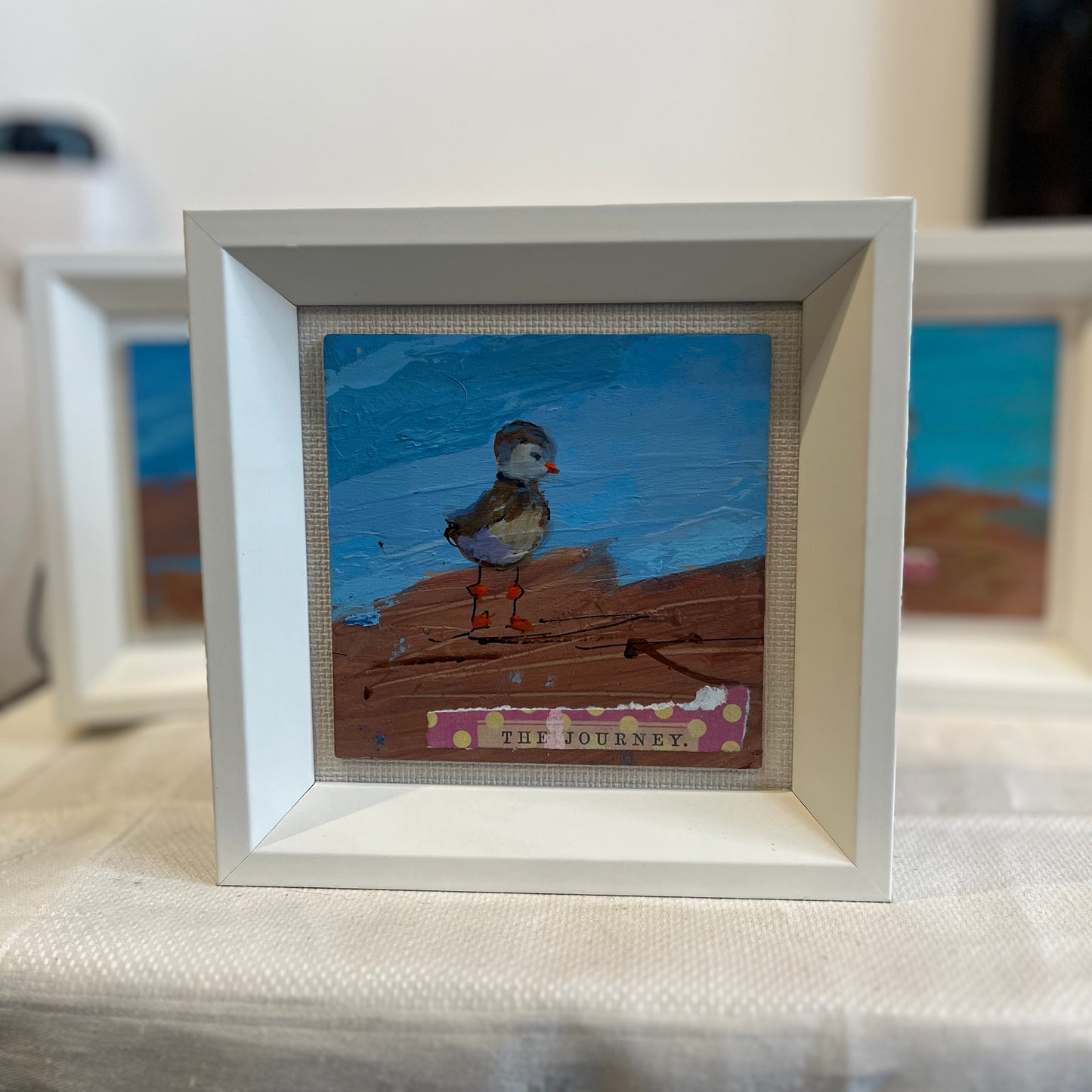 Jeannette Esposito | Framed Original Plover Painting |