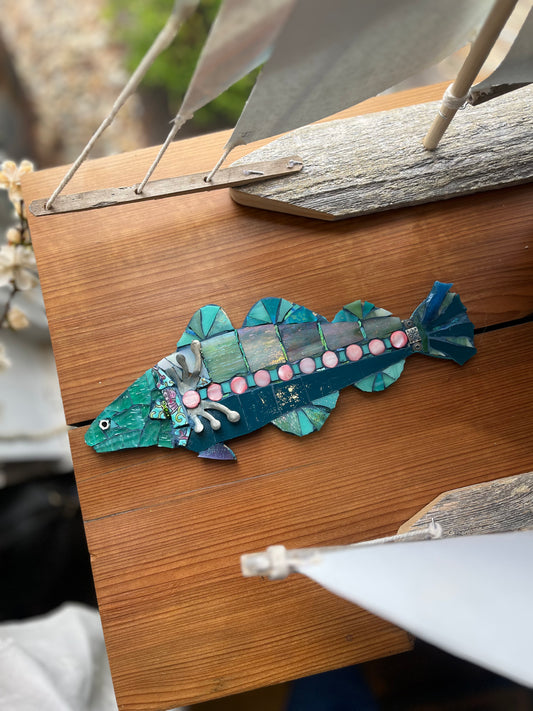 Mosaic fish | Corinne McKeown