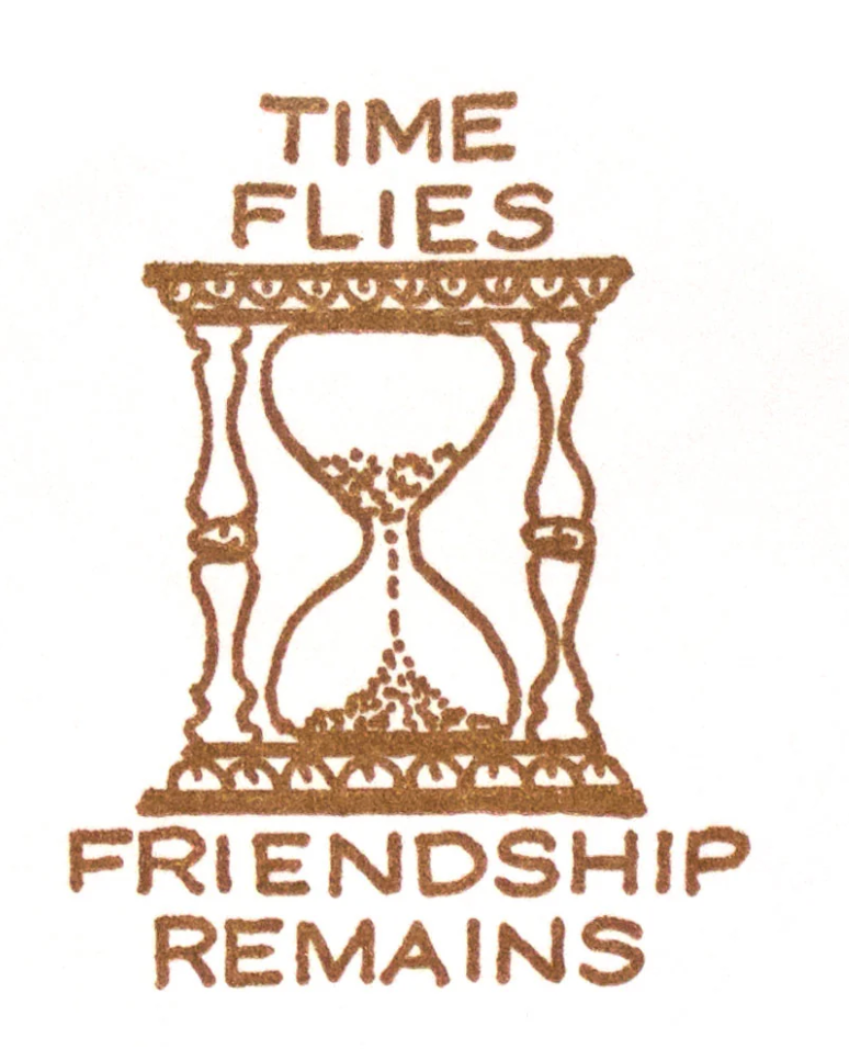 Saturn Press | Time Flies Friendship Remains | Letter Seals (x10)