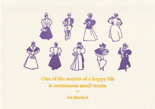 Saturn Press | Continuous Small Treats | Letterpress Card