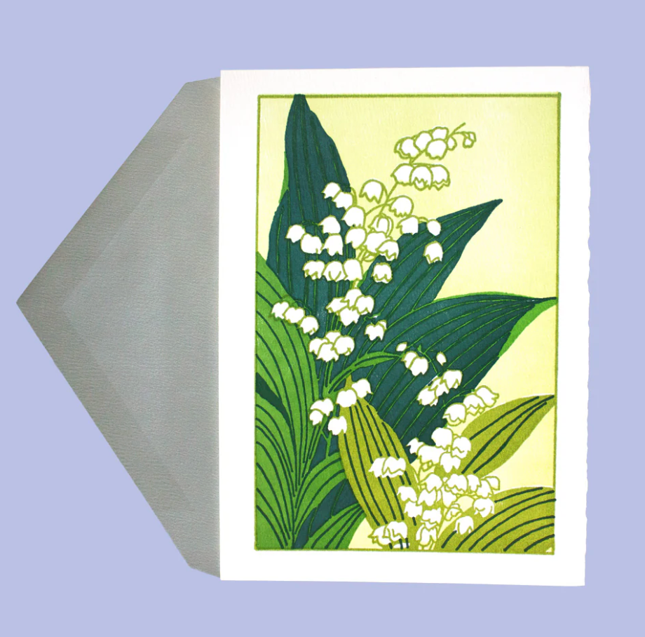 Saturn Press | May Bells | Letterpress Card