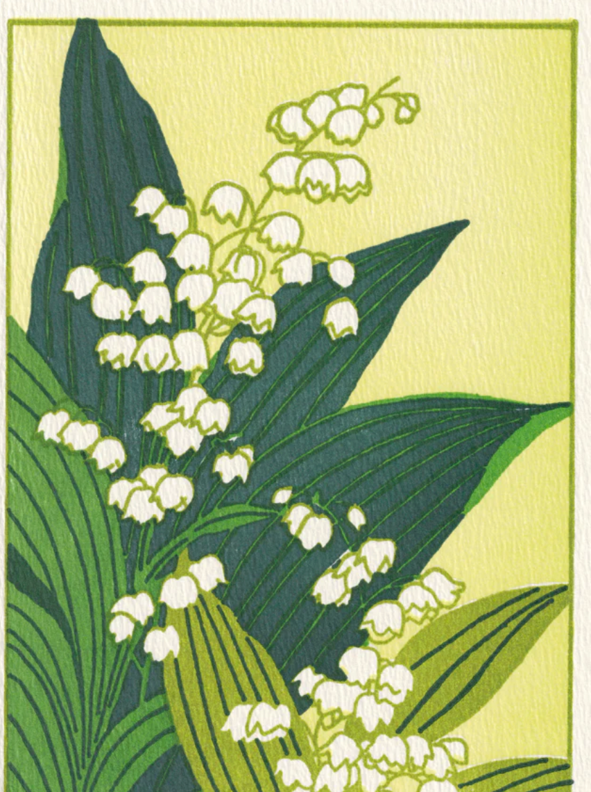 Saturn Press | May Bells | Letterpress Card