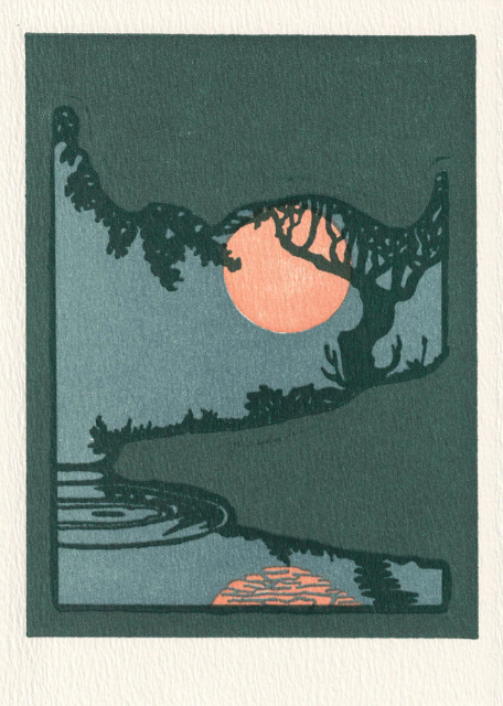 Saturn Press | Summertime | Letterpress Card