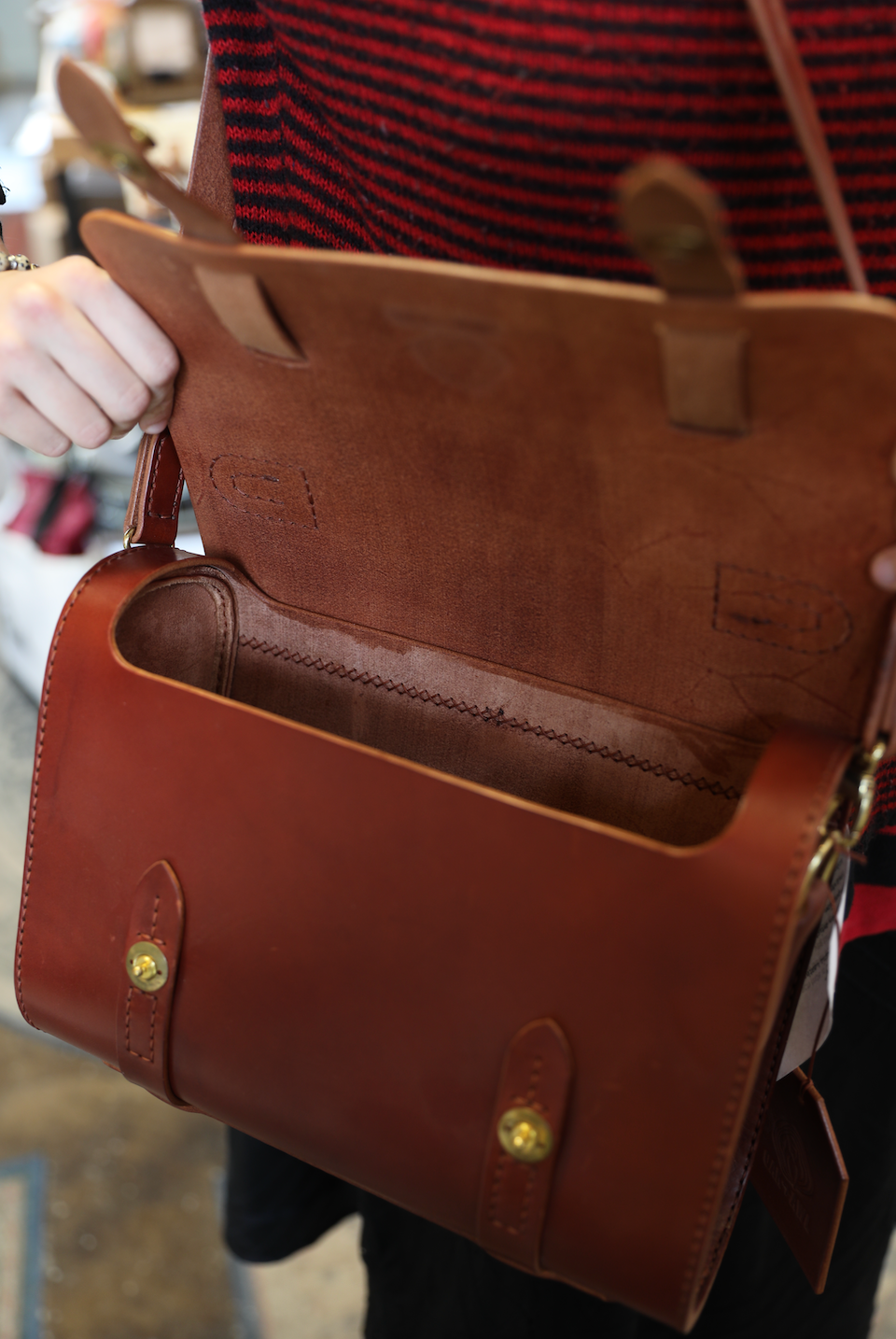 Handcrafted Leather Bag | Oak & Awl | Square
