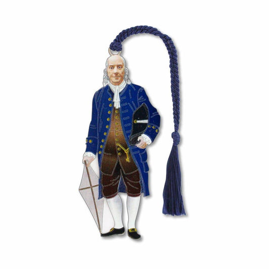 Ben Franklin ~  Founding Fathers Metal Bookmark