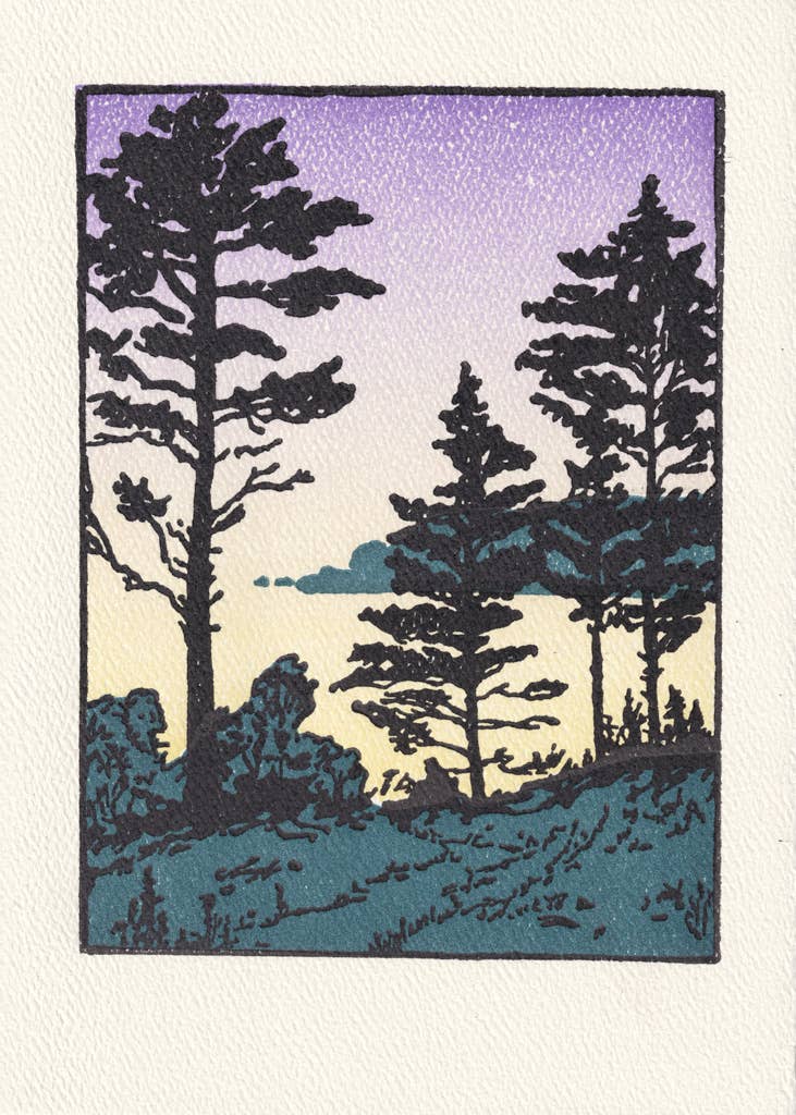 Twilight Sheepscot River | Saturn Press