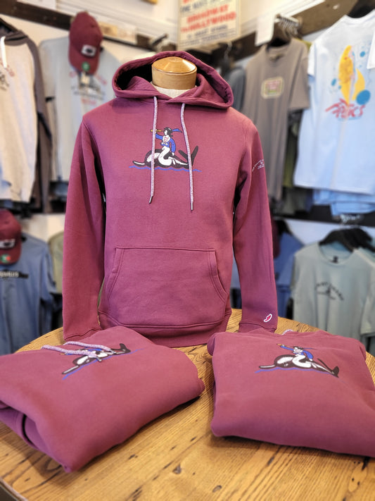 NESB Whaler Jack Hoodie | Legacy Maroon