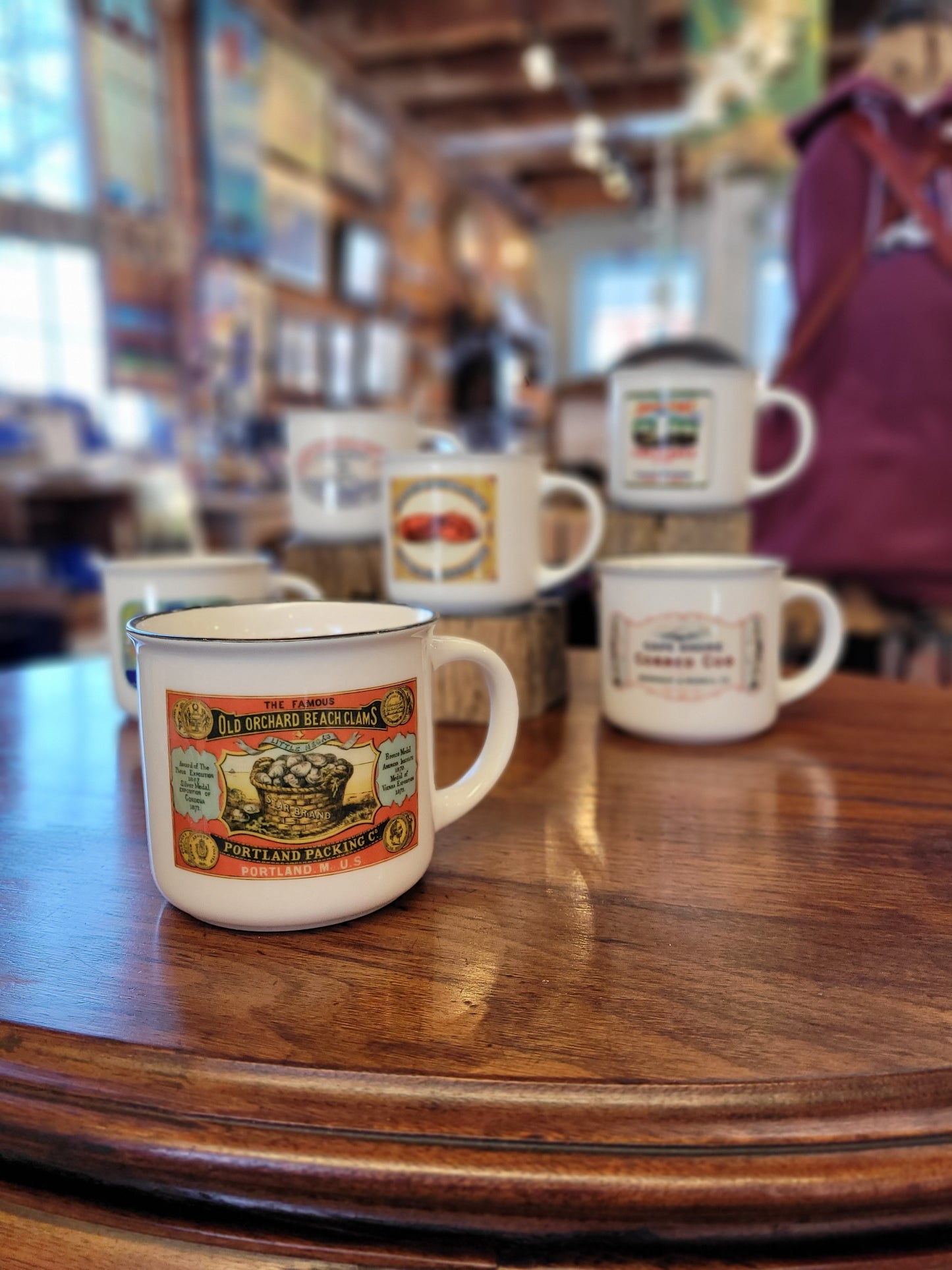 NE Cannery Series | Old Orchard Beach Clams | Ceramic Camper Mug