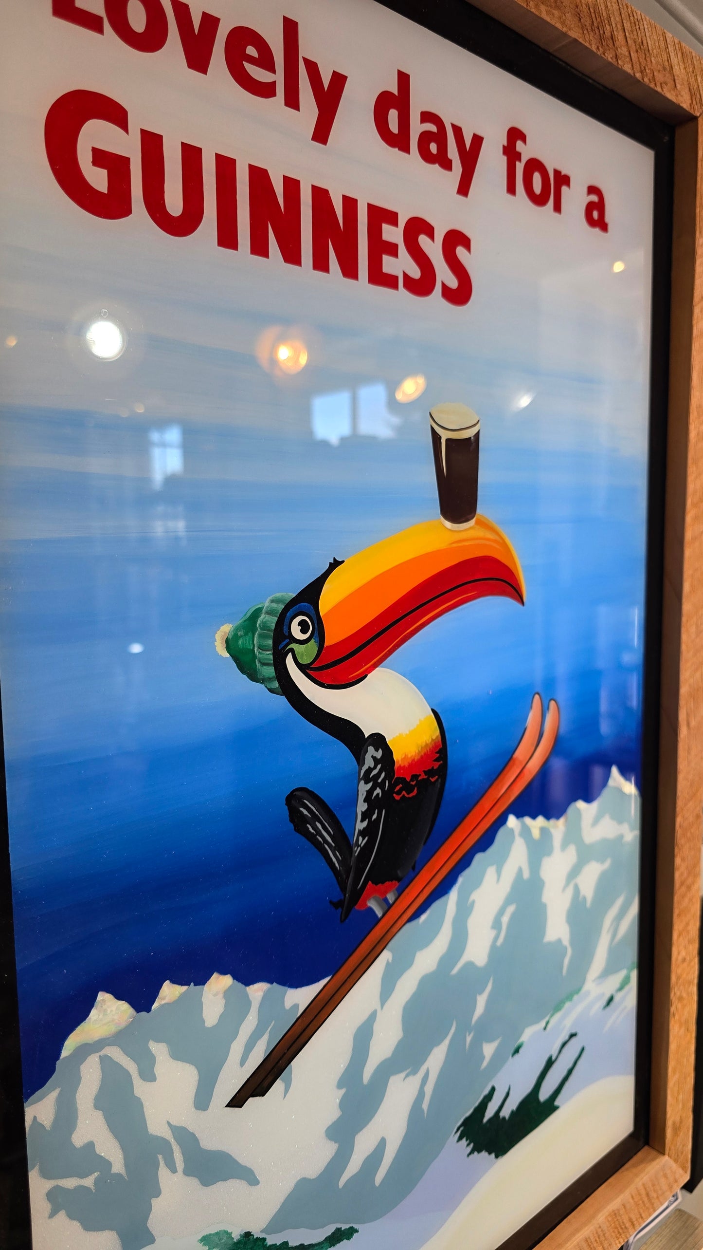 Lovely Day for a Guinness | Reverse Painting on Glass | Chrissy Lebel
