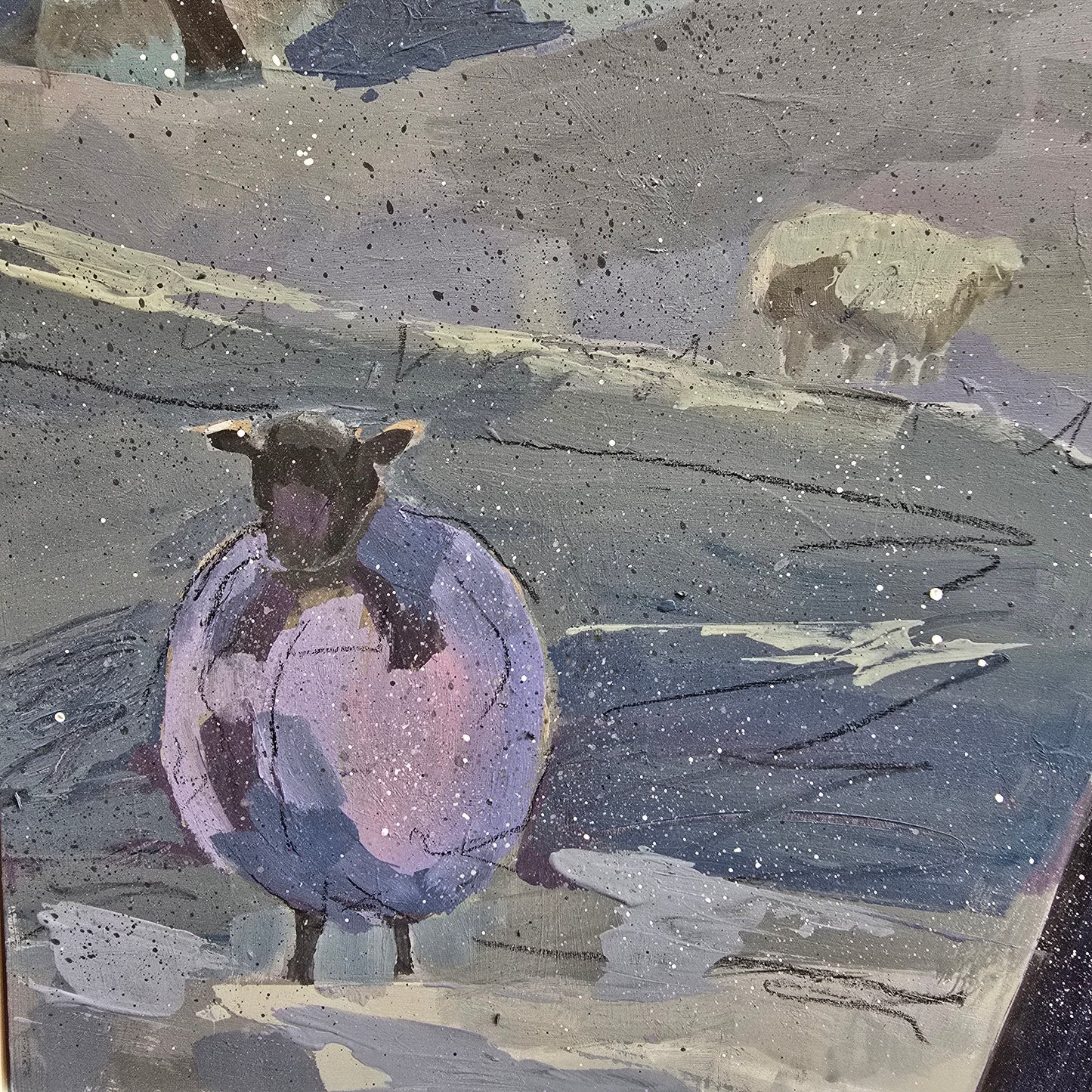 Jeannette Esposito | "Woodland Sheep No.3” | Framed Original