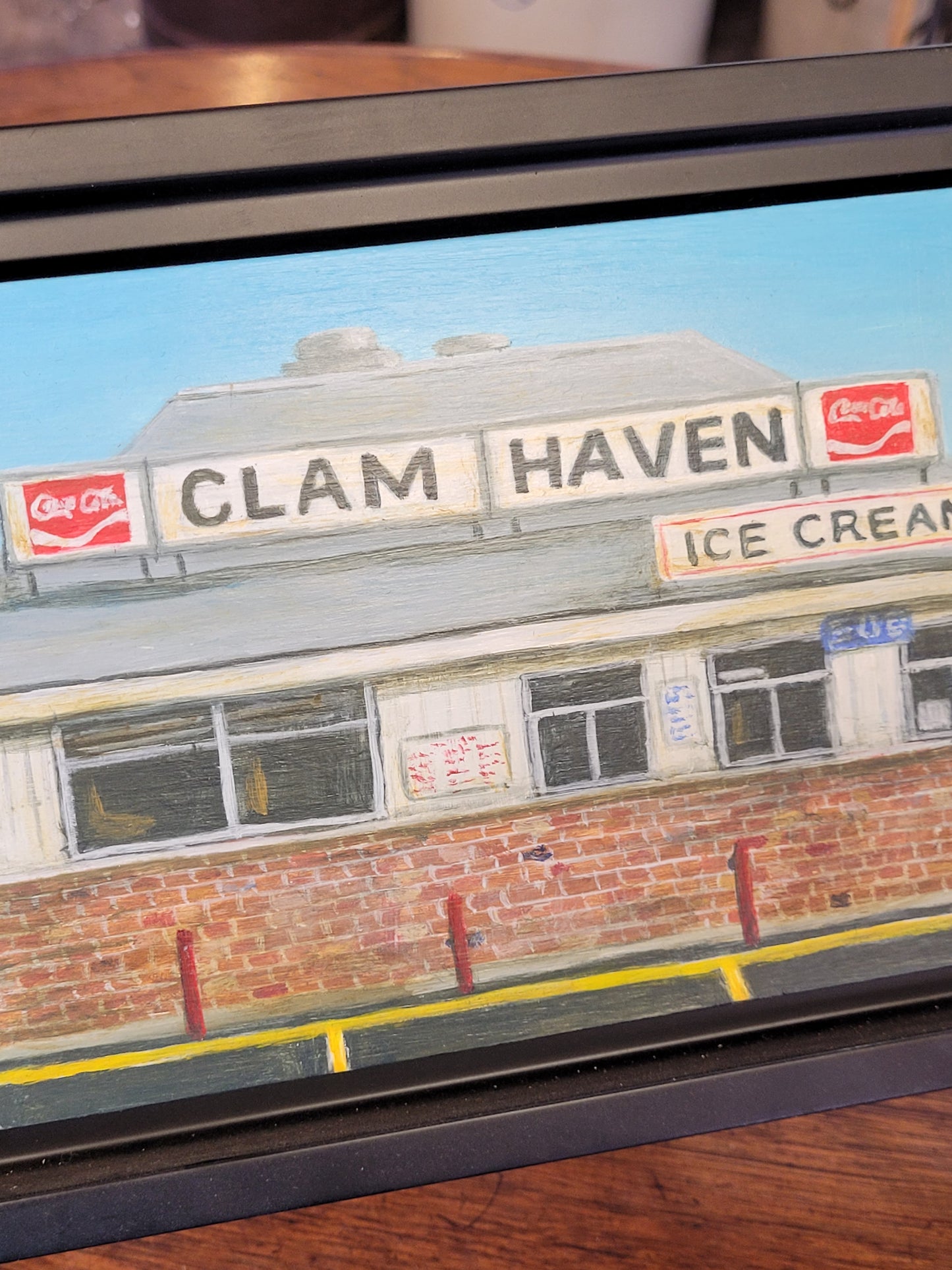 Clam Haven | Acrylic on Cradled Panel | Debbie Shirley