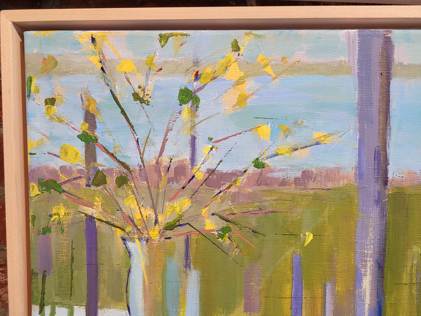 Jeannette Esposito | "Forsythia” | Framed Original