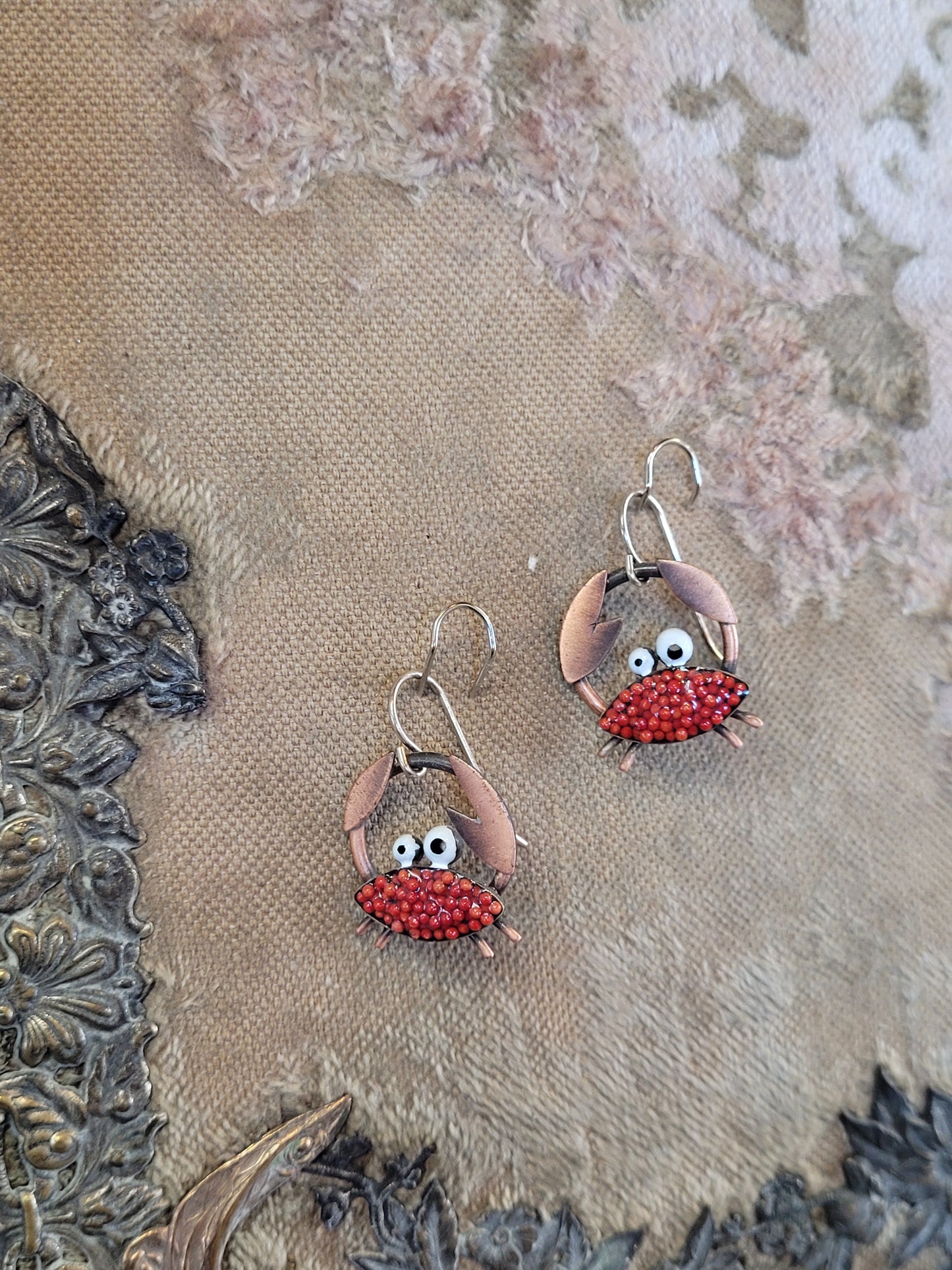 Crabby Earrings | Chickenscratch