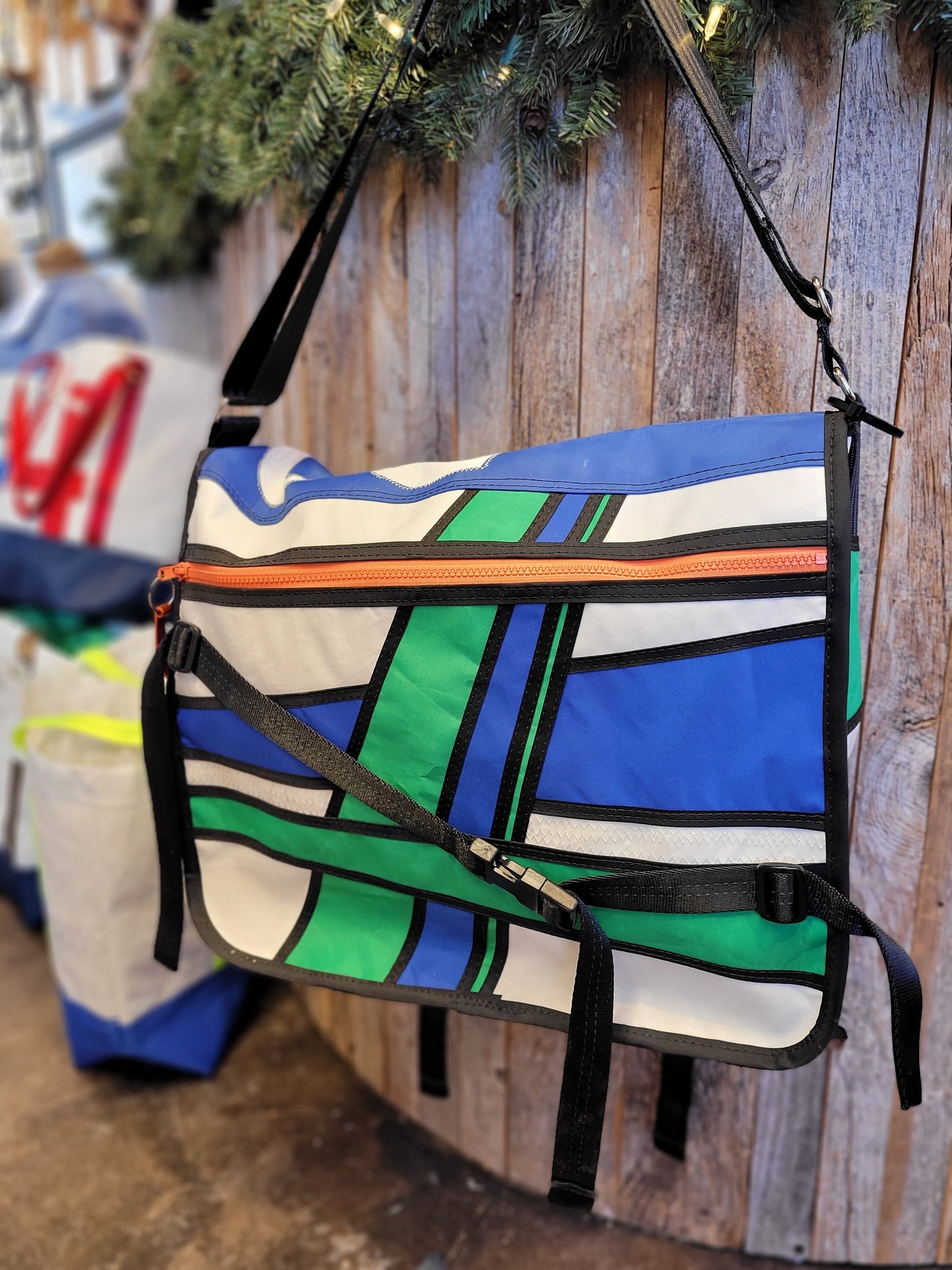 Hoist Away Bags | Sailcloth Messenger Bag