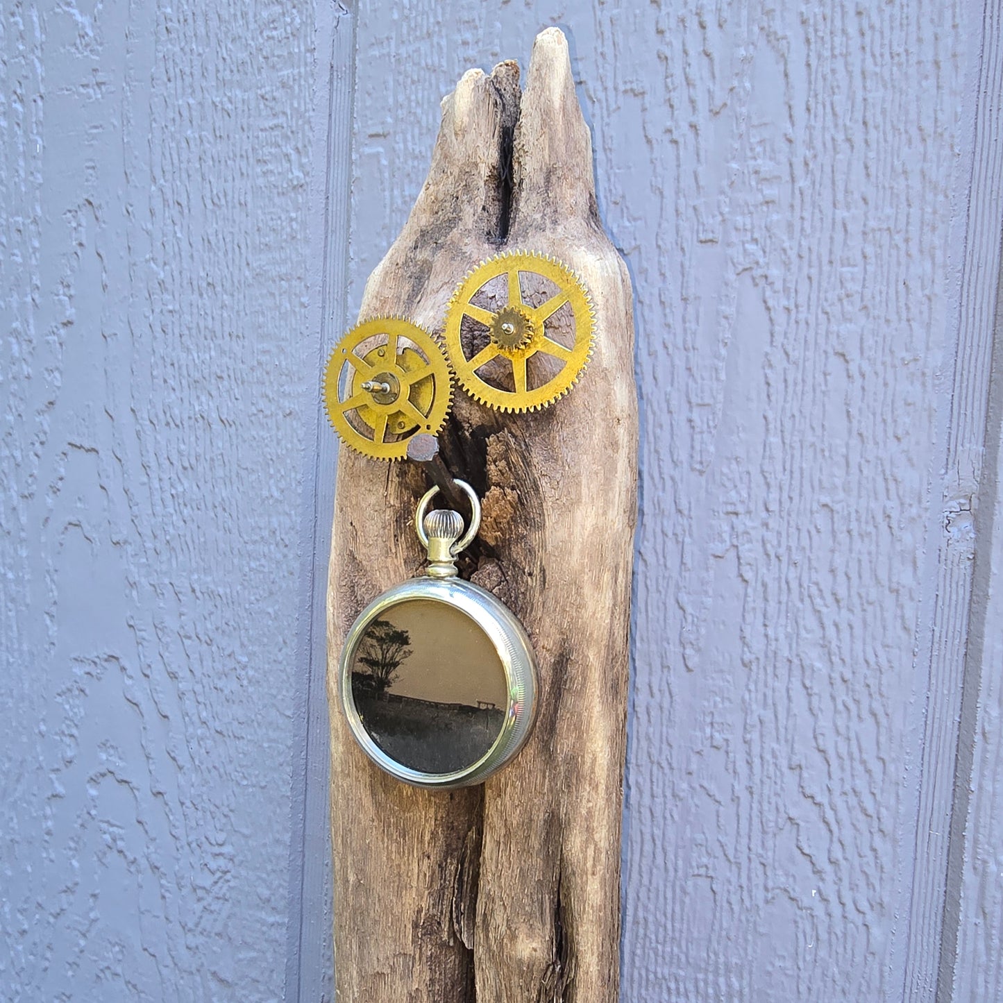 “Tides of Time"| Original NESB Tintype Driftwood assemblage