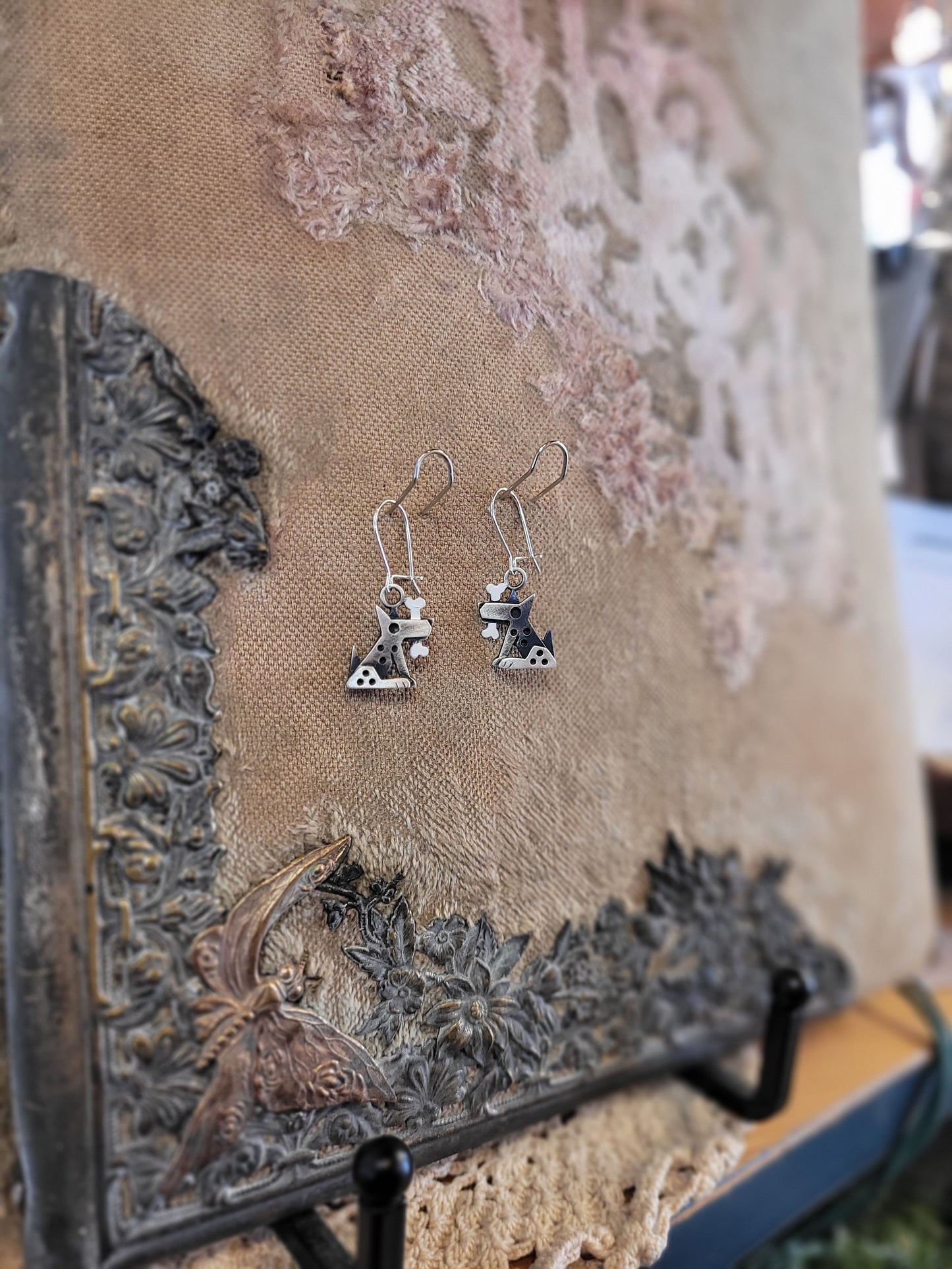 Fido Earrings | Chickenscratch