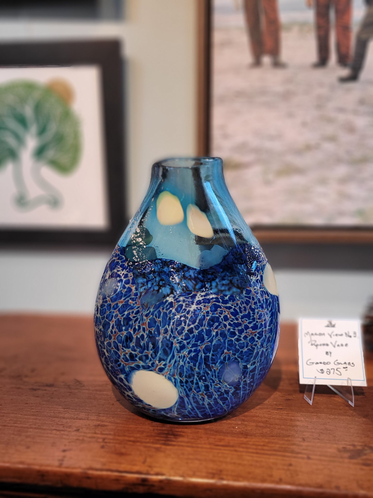 Marsh View Series No.3 | Round Vase | Gordo Glass